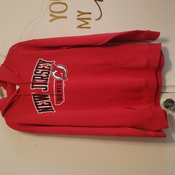 NHL Other - New Jersey Devils Jersey sweater NHL red pullover hoodie XXL